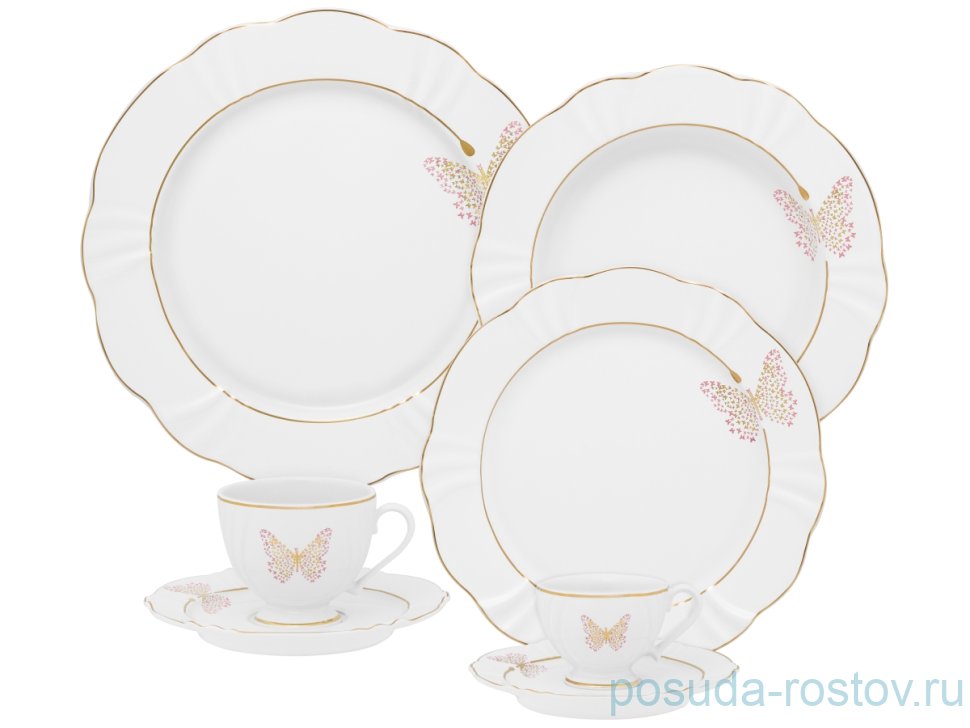 Набор посуды на 6 персон 42 предмета "Солей /Энкантада" / 149324 Набор посуды на 6 персон 42 предмета "Солей /Энкантада" / 149324