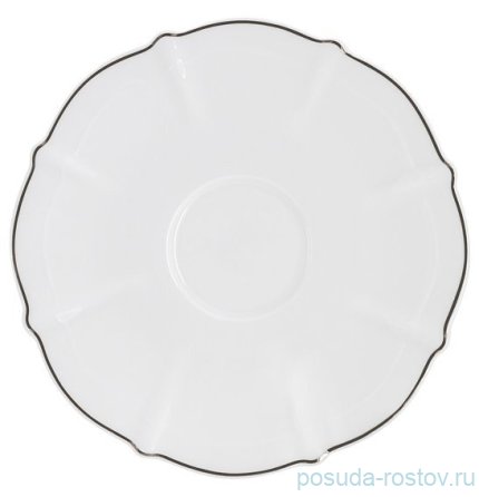 Чайная пара 250 мл &quot;Lotus silver /Отводка платина&quot; / 378595