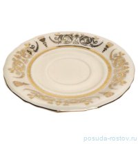 Блюдце 15,5 см 1 шт &quot;Соната /Золотая элегантность /СК&quot; / 301494