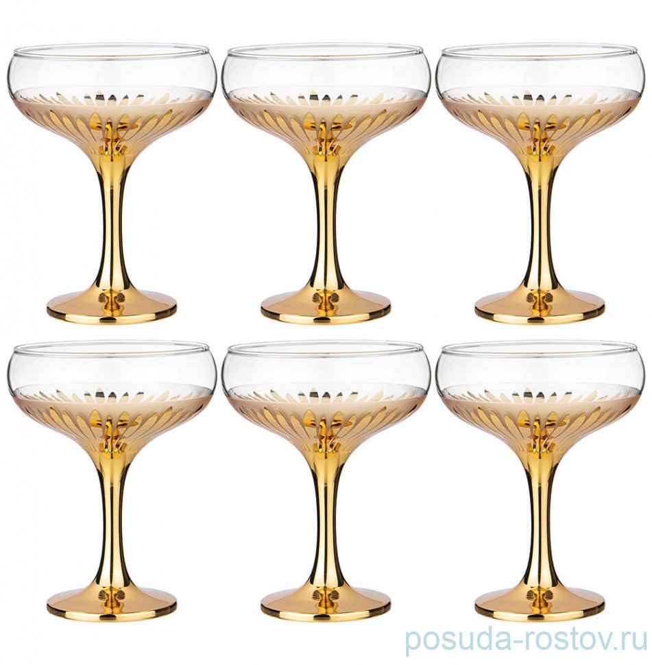 Креманки/мартинки 270 мл 6 шт "Bloom /Астра" / 301133 Креманки/мартинки 270 мл 6 шт "Bloom /Астра" / 301133