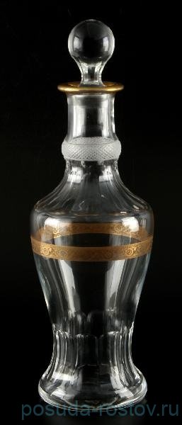 Графин для водки/ликера 850 мл &quot;Джесси /Золото&quot; / 001228