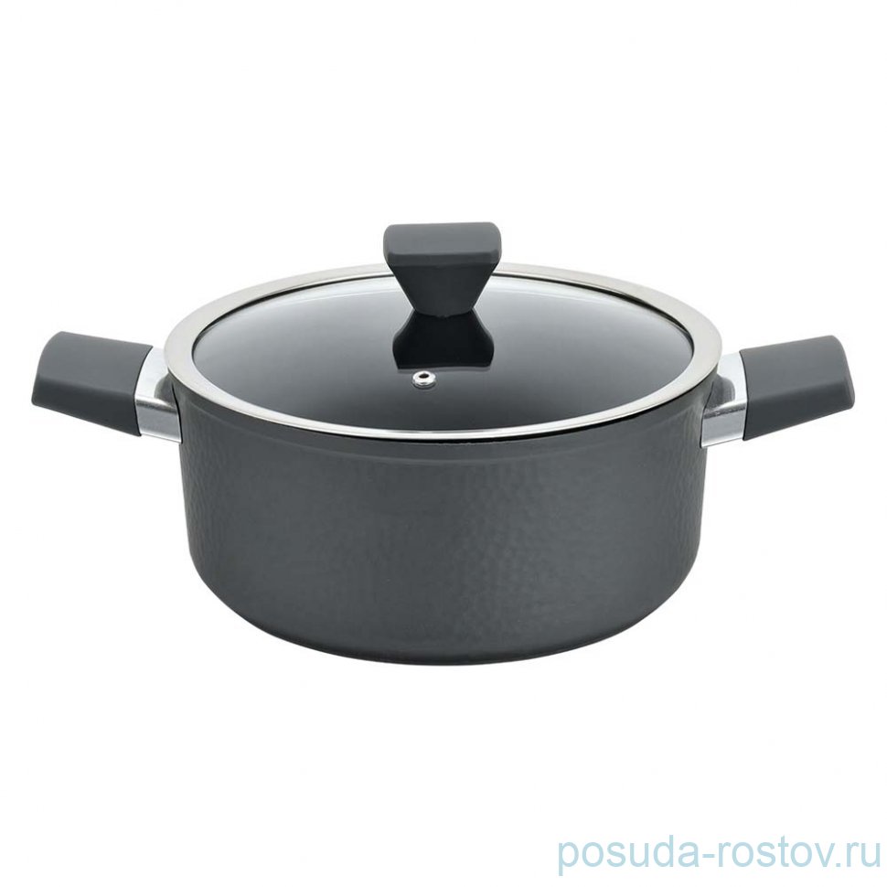 Кастрюля 24 см с  крышкой 4 л "Hammer"(подарочная упаковка) / 358639