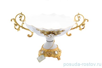 Фруктовница 26 см н/н с ручками / 131449