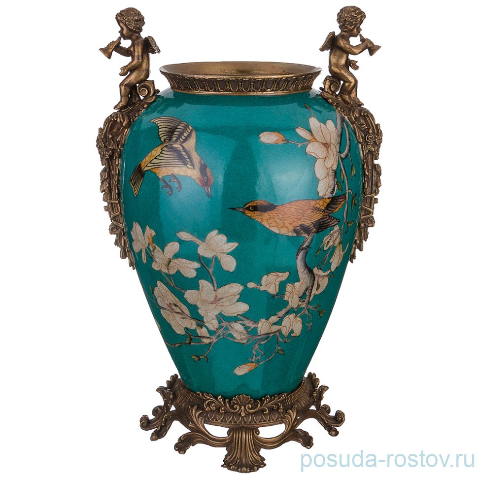 Декоративная ваза 17 х 13 х 44 см "lefard" / 191294