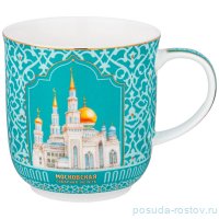 Кружка 400 мл бирюзовая &quot;Мечеть&quot; / 340063