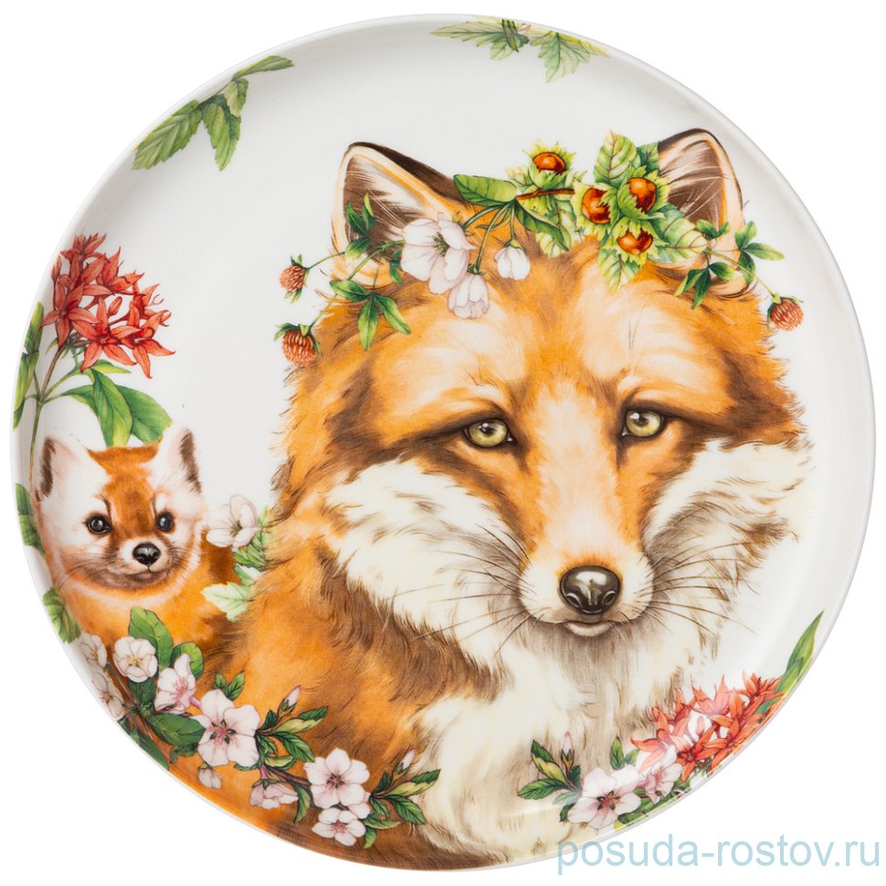 Тарелка 20 см "Лесная сказка /Лиса" / 270760