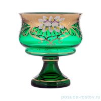 Ваза для конфет 17 см н/н &quot;Лепка зелёная&quot;  / 059556