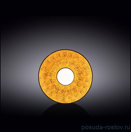 Блюдце 14 см жёлтое &quot;Splash&quot; / 261800