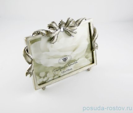 Фоторамка 15 х 10 см металл+кристаллы &quot;Ranoldi /Стразы&quot; / 069942