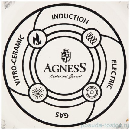 Чайник 2,2 л эмалированный &quot;Яблоневый сад&quot; / 263604