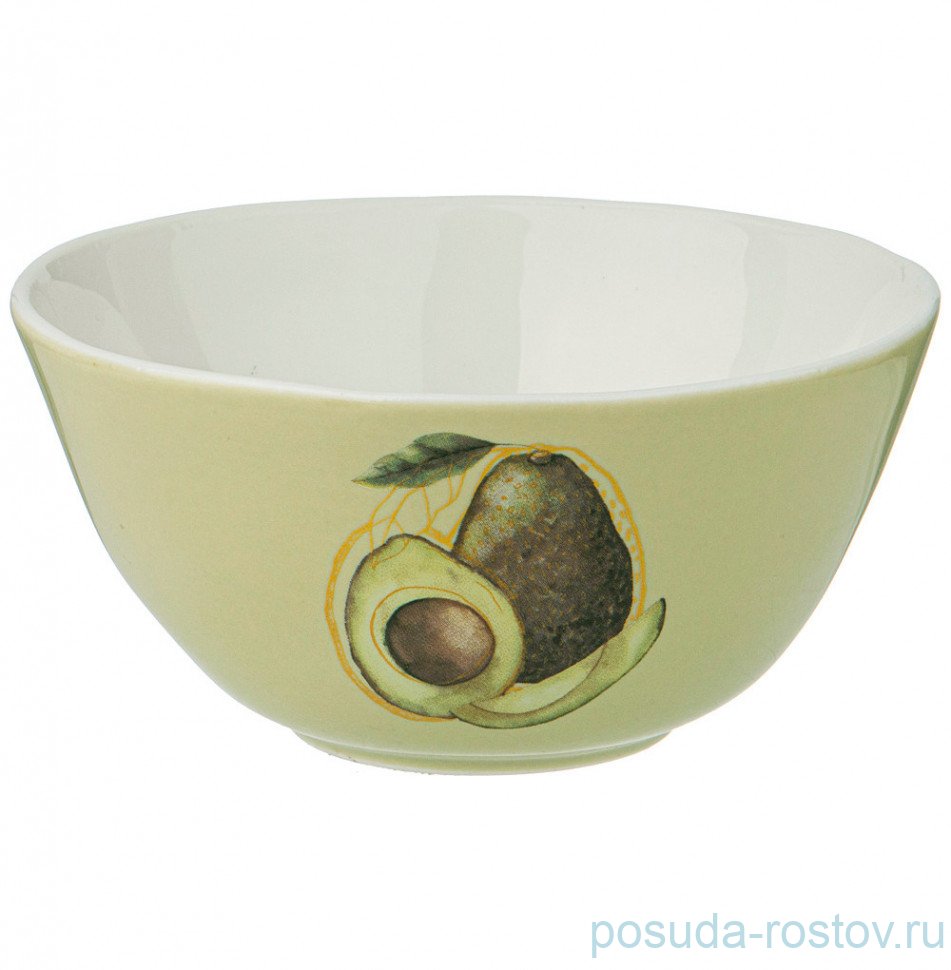 Салатник 12 х 6 см 300 мл зелёный "avocado" (4шт.) / 298384