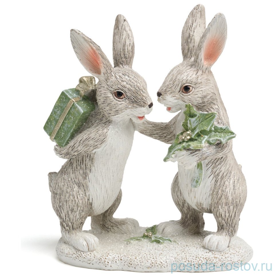 Статуэтка 10,5 х 6 х 13 см "Кролики" / 379537 Статуэтка 10,5 х 6 х 13 см "Кролики" / 379537
