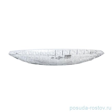 Блюдо 36 см овальное &quot;A.Crystal /Хрусталь резной&quot; / 139180