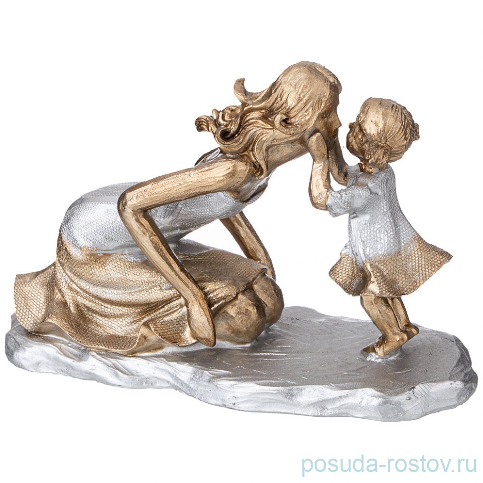 Статуэтка мама с дочкой 15,5х6,5х10 см / 345546 Статуэтка мама с дочкой 15,5х6,5х10 см / 345546