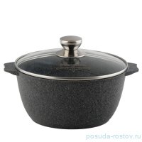 Кастрюля со стеклянной крышкой 4 л антипригарное покрытие &quot;Premium grey&quot; / 245910