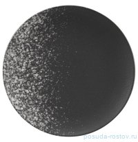 Тарелка 27,5 см черная в белую крапинку &quot;Caviar Galaxy&quot; / 369129