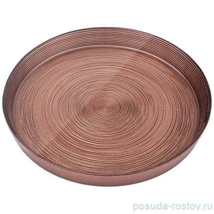 Тарелка 16 см 1 шт высокий борт &quot;Miracle choco&quot; / 220620