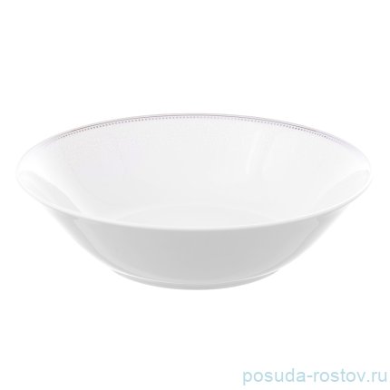 Салатник 23 см глубокий &quot;Repast /Белый орнамент&quot; / 165903