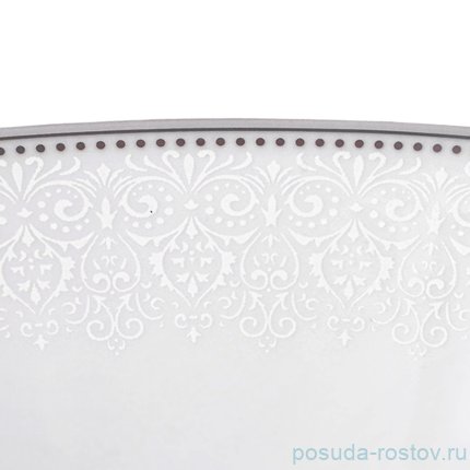 Салатник 23 см глубокий &quot;Repast /Белый орнамент&quot; / 165903