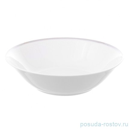Салатник 23 см глубокий &quot;Repast /Белый орнамент&quot; / 165903