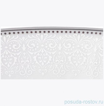 Салатник 23 см глубокий &quot;Repast /Белый орнамент&quot; / 165903
