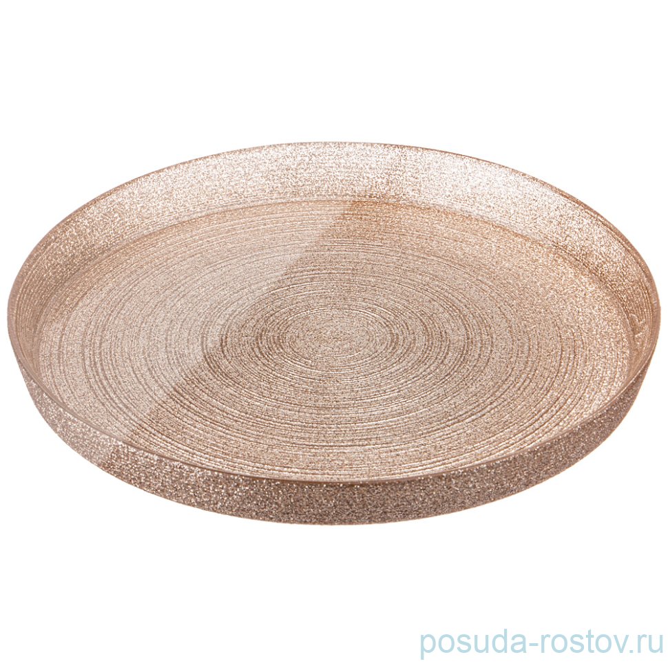 Тарелка 21 см высокий борт "Miracle champagne shine" / 259933