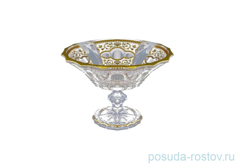 Конфетница 18 см н/н "Astra Gold /Империя белая" / 127728