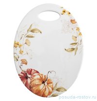 Подставка под горячее 20 х 15 см белая &quot;Тыква /Light pumpkin&quot; / 378598