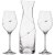 Набор для вина 3 предмета (графин 1 л + 2 бокала по 360 мл) "Силуэт" / 208599