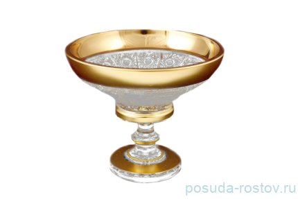 Конфетница 15,5 см н/н &quot;Фелиция /Хрусталь матовое золото&quot; / 118859
