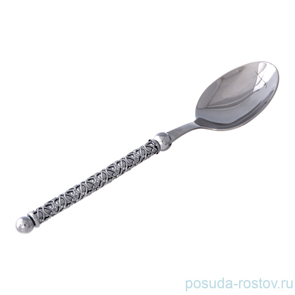 Столовый прибор Ложка сервировочная "Стразы /Платина" / 275865