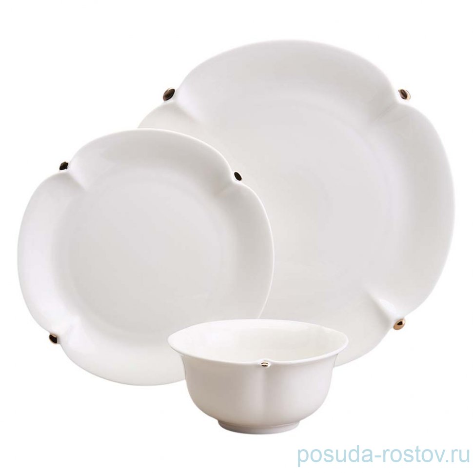 Набор для завтрака 3 предмета "Sunday /золото" / 369375 Набор для завтрака 3 предмета "Sunday /золото" / 369375