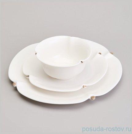 Набор для завтрака 3 предмета &quot;Sunday /золото&quot; / 369375
