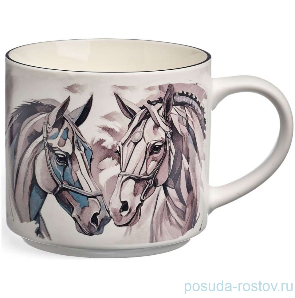 Кружка 500 мл "Horse /серебро" / 379644 Кружка 500 мл "Horse /серебро" / 379644