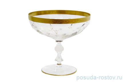 Ваза для конфет 20 см н/н &quot;Джесси /Золото и Стразы&quot; / 067981