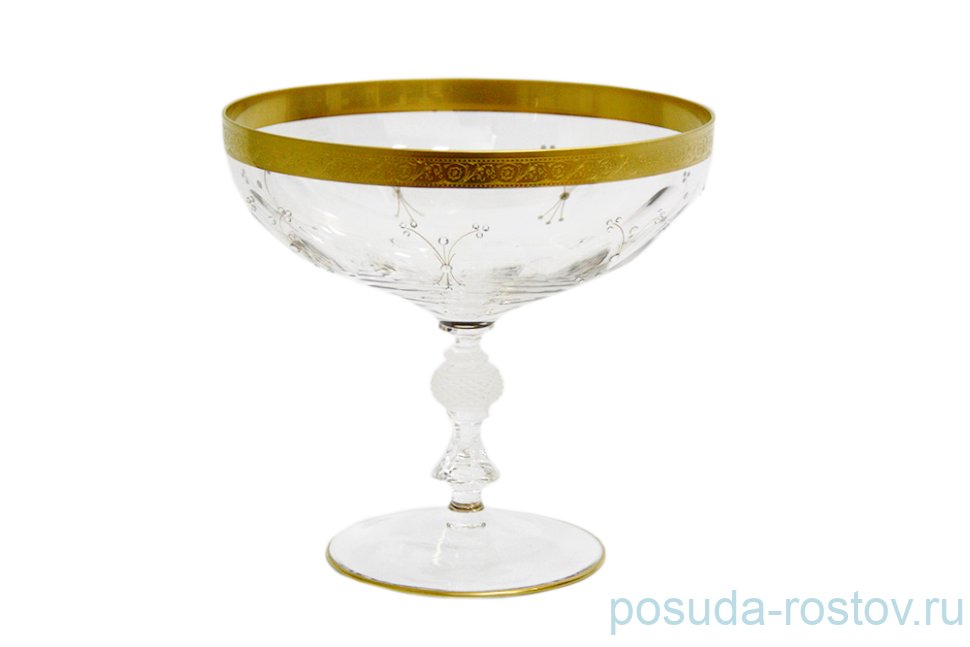 Ваза для конфет 20 см н/н "Джесси /Золото и Стразы" / 067981