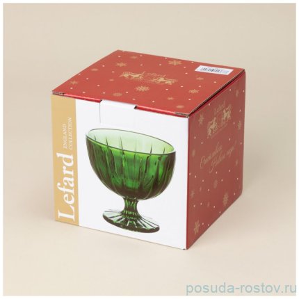 Креманка 11 х 11 х 10 см &quot;Celebration green&quot;  / 354536