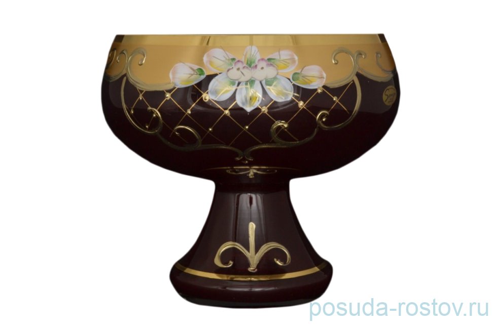 Конфетница 21 см н/н "Лепка красная /9849" S-A / 096765