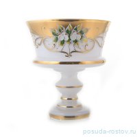 Ваза для конфет 15 см н/н &quot;Лепка белая&quot; / 093094