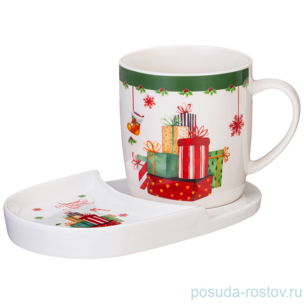 Чайная пара 380 мл 1 шт "winter story" / 264198