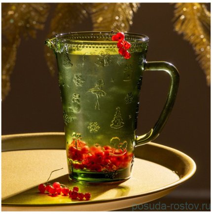 Кувшин для сока 1 л &quot;Щелкунчик green&quot; / 378986