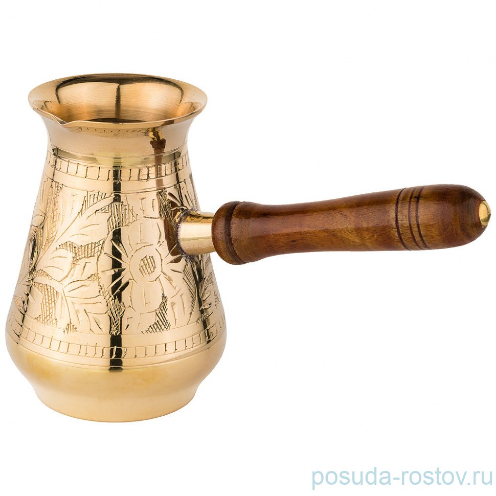 Турка 370 мл резная латунь "Lefard" / 193509