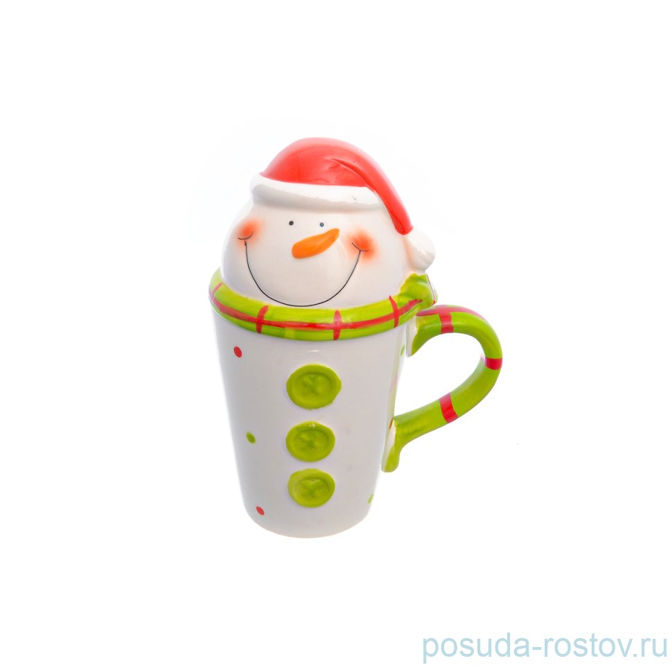 Кружка с крышкой "Christmas time /Royal Classic" / 228299