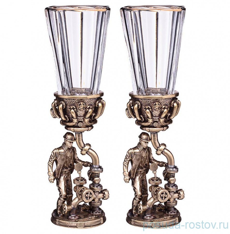 Рюмки 50 мл 2 шт "нефтяник" / 301024