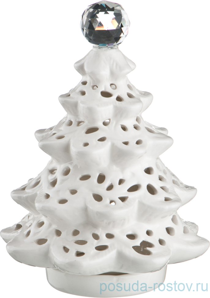 Подсвечник 17 х 12 см "Ёлка /Вуаль" / 192724 Подсвечник 17 х 12 см "Ёлка /Вуаль" / 192724