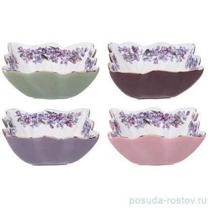 Набор розеток10 см 4 шт &quot;lilac&quot; / 344050