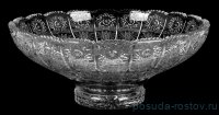 Ваза для фруктов 25,5 см &quot;Glasspo /Хрусталь резной&quot; / 107774