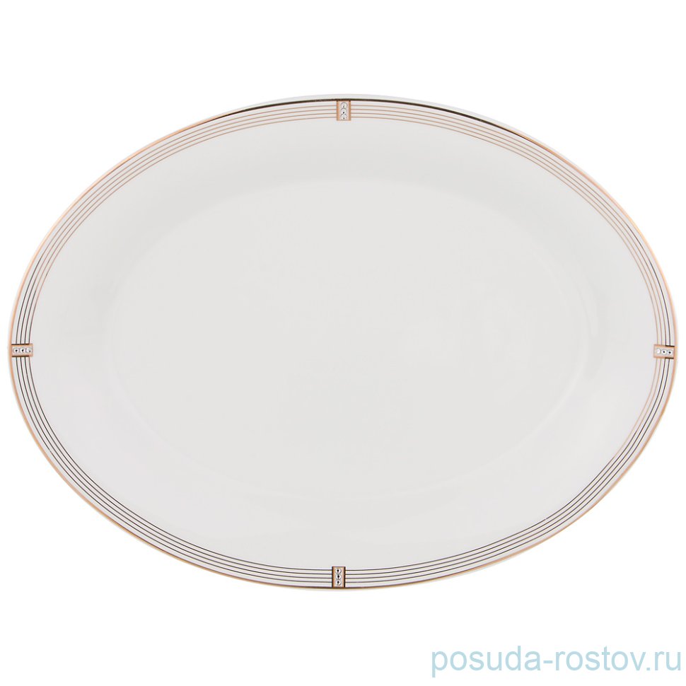 Тарелка 35,5 см 1 шт овальная "Style" / 211239