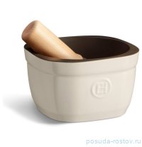 Ступка 950 мл и пестик крем Emile Henry / 380049