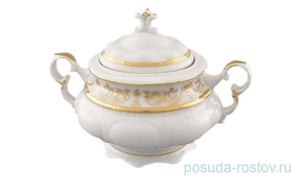 Сахарница 350 мл с  ручками "Соната /Золотая элегантность" / 158363 Сахарница 350 мл с  ручками "Соната /Золотая элегантность" / 158363